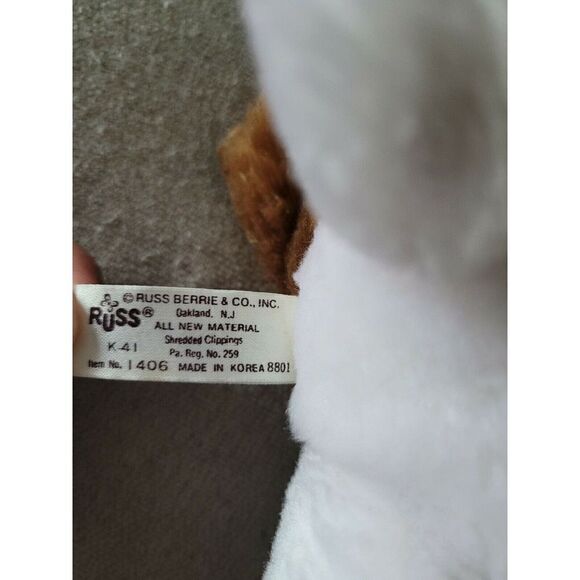 Vintage Russ Berrie Top Hat Sad Eyes "On The Town" Fancy Schmancy Puppy Dog - Picture 4 of 4